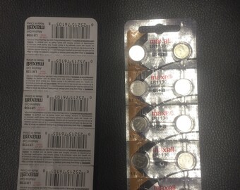 Replacement watch battery maxell LR1130 alkaline cell