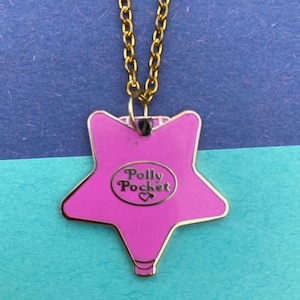 Colliers Polly Pocket étoile, coeur et fleur image 4