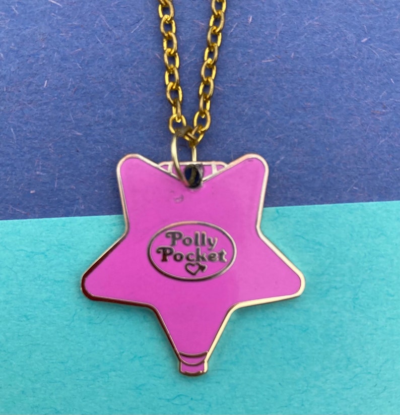 Colliers Polly Pocket étoile, coeur et fleur image 4