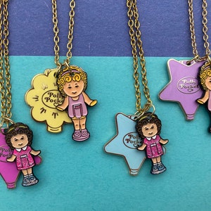 Polly Pocket Star, Heart, and Flower Necklaces image 1