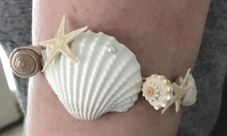 Mermaid Sea shell and starfish armband