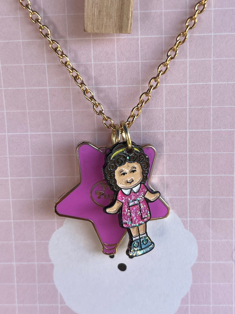 Polly Pocket Star, Heart, and Flower Necklaces image 8
