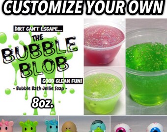 Choose Your Options--8 oz Bubble Blob Bubble Bath Jellie Soap with a Toy Surprise Inside (Jiggle Bubble Bath,Shower Jelly,Party Favor Soap)