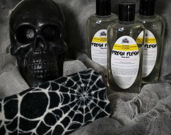 Choose Your Fragrance--Fresh Flesh Body Wash (Custom Liquid Soap/Shower Gel/Bubble Bath/Gothic Bath & Beauty/Women, Men, and Holiday Scents)
