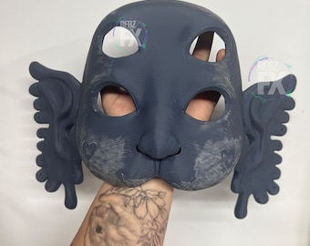 Missprint B - Nymph Portals Wearable Mask. Unpainted & Unsanded Hard plastic 3D print