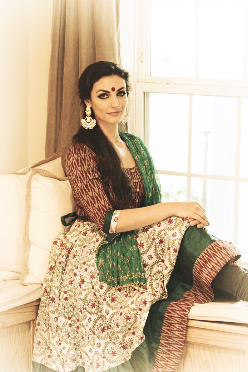 Floral Anarkali Dress 059921