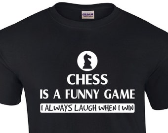  Poker versus chess, humor casino play funny game saying T-Shirt  : Clothing, Shoes & Jewelry