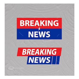 Dos noticias de última hora SVG - PNG - DXF Archivo digital Clipart A1
