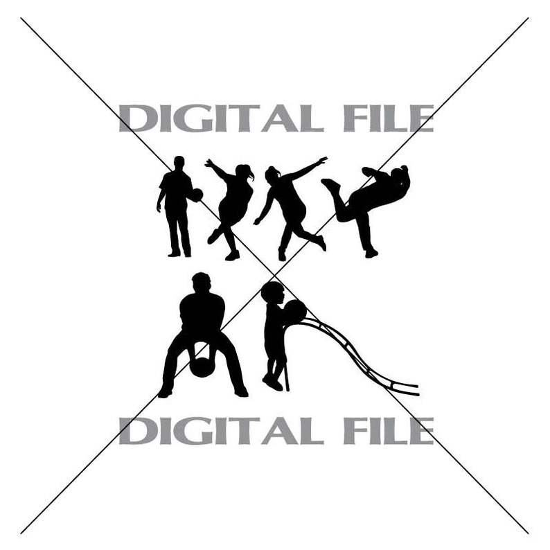 Download Six Bowlers Bowling Vector Image Vinyl Decal T-shirt ...