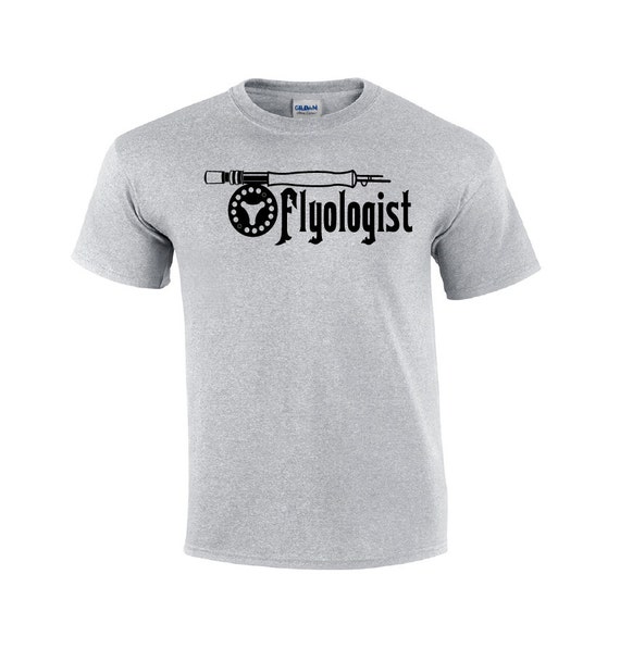 Flyologist | Fishing T-Shirt | Fisherman T-Shirt | Funny Fishing Shirt | Fly Fishing T-Shirt | Mens T-Shirt | Fishing Shirts for Men