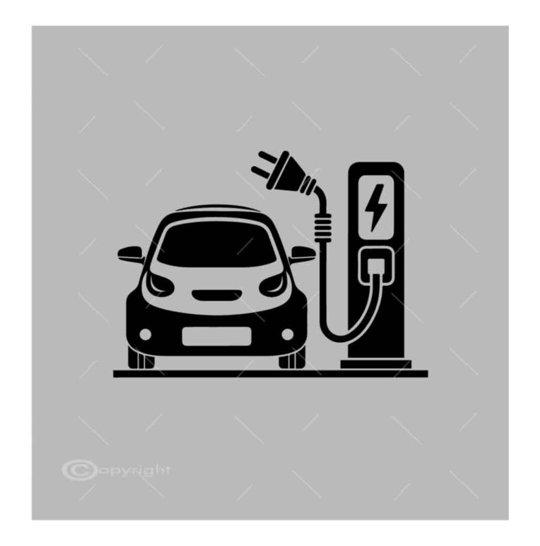 Chargepoint Icon Svg Charging Station SVG: Electric Car Cut File Vector Design (digital ...