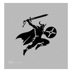 Viking SVG | Jpeg | Norsemen SVG | Viking Warrior | Png | Norse Svg | Æsir Viking Helmet Svg Vector A3