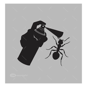 Ant Spray SVG | PNG | Jpeg | Ant SVG Vector Image A1