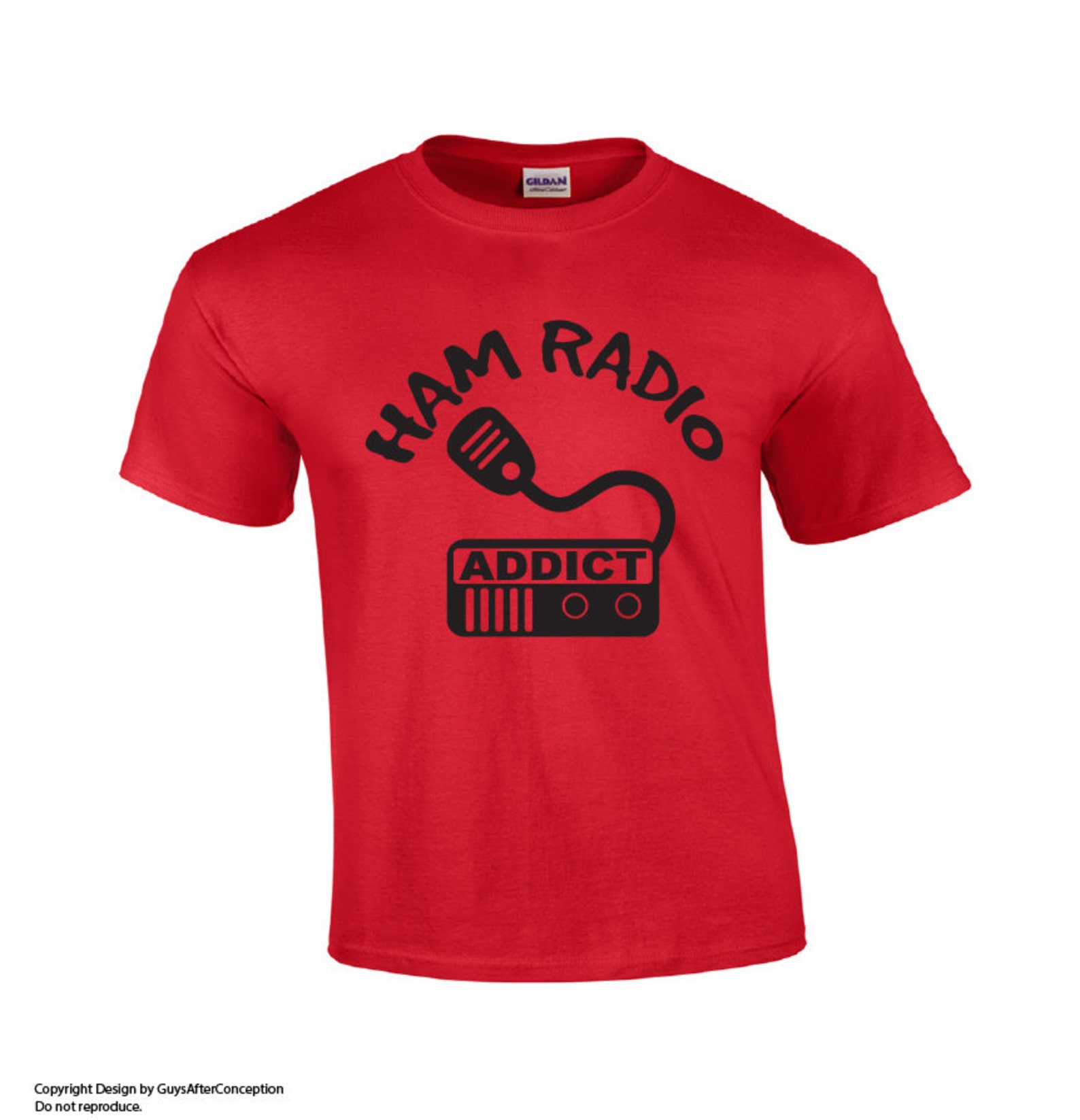 Ham Radio Addict Ham Radio T-shirt Funny Ham Radio T-shirt - Etsy