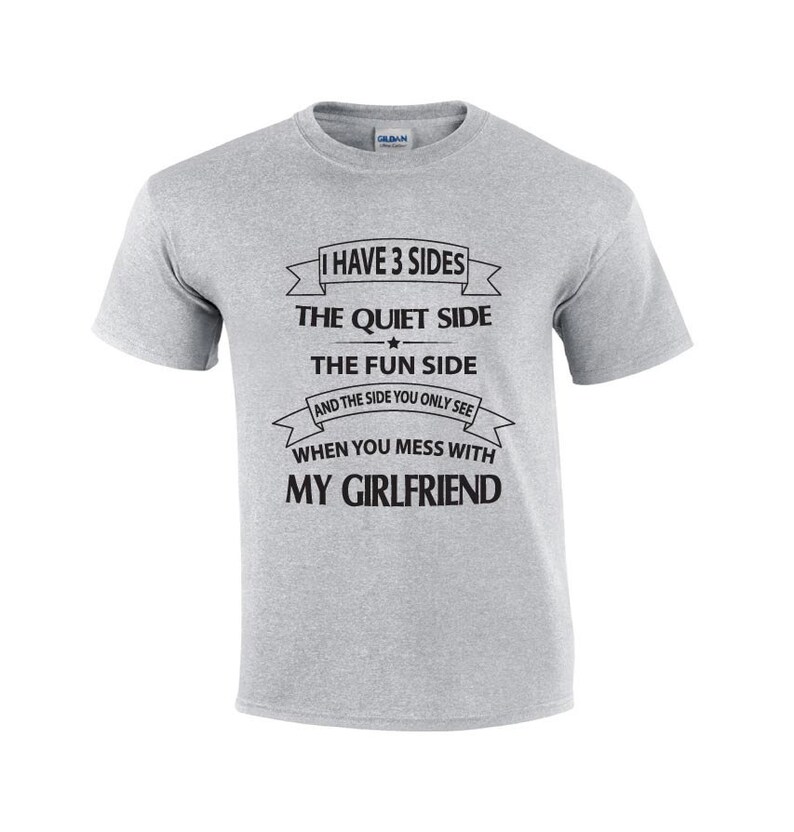 Don't Mess With My Girlfriend Girlfriend T-shirt Funny | Etsy