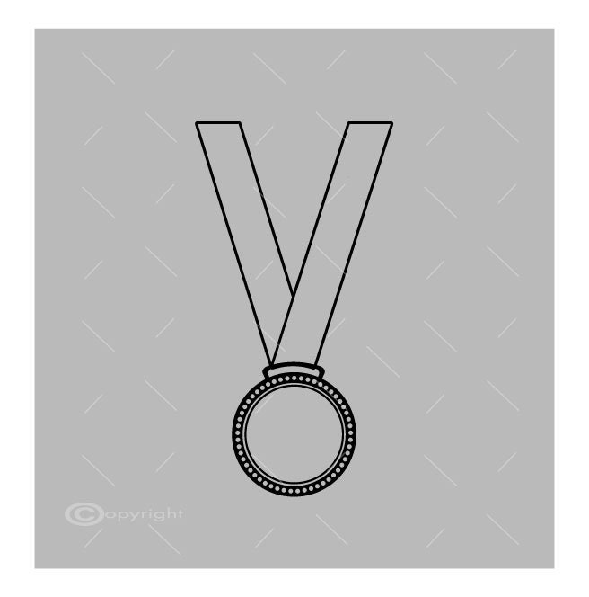 Medal SVG PNG Dxf Digital File Clipart A1 Etsy UK