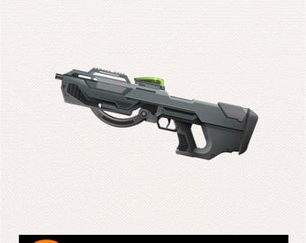 Carabina de fantasía PNG: Clipart de pistola (Descarga digital)