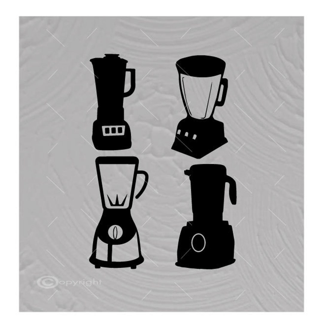Four Blenders Vector Images Vinyl Decal Tshirt Digital Cutting Files