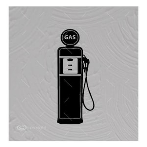 Gas Pump SVG - PNG - DXF Digital File Clipart A2