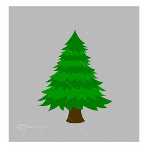 Christmas Tree SVG - PNG - Dxf Digital File Clipart A2