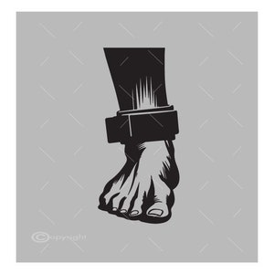 Ankle Monitor SVG | Jpeg | Ankle Monitor PNG Vector Image A1
