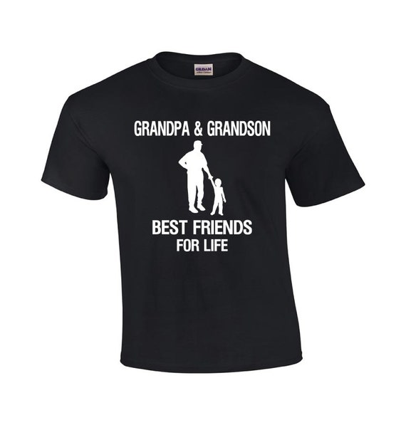 Shirt For Grandpa's Grandpa T-shirt Grandpa Tee Funny T-shirt Grandpa & Grandson Best Friends Mens T-shirt Granddaddy Shirt