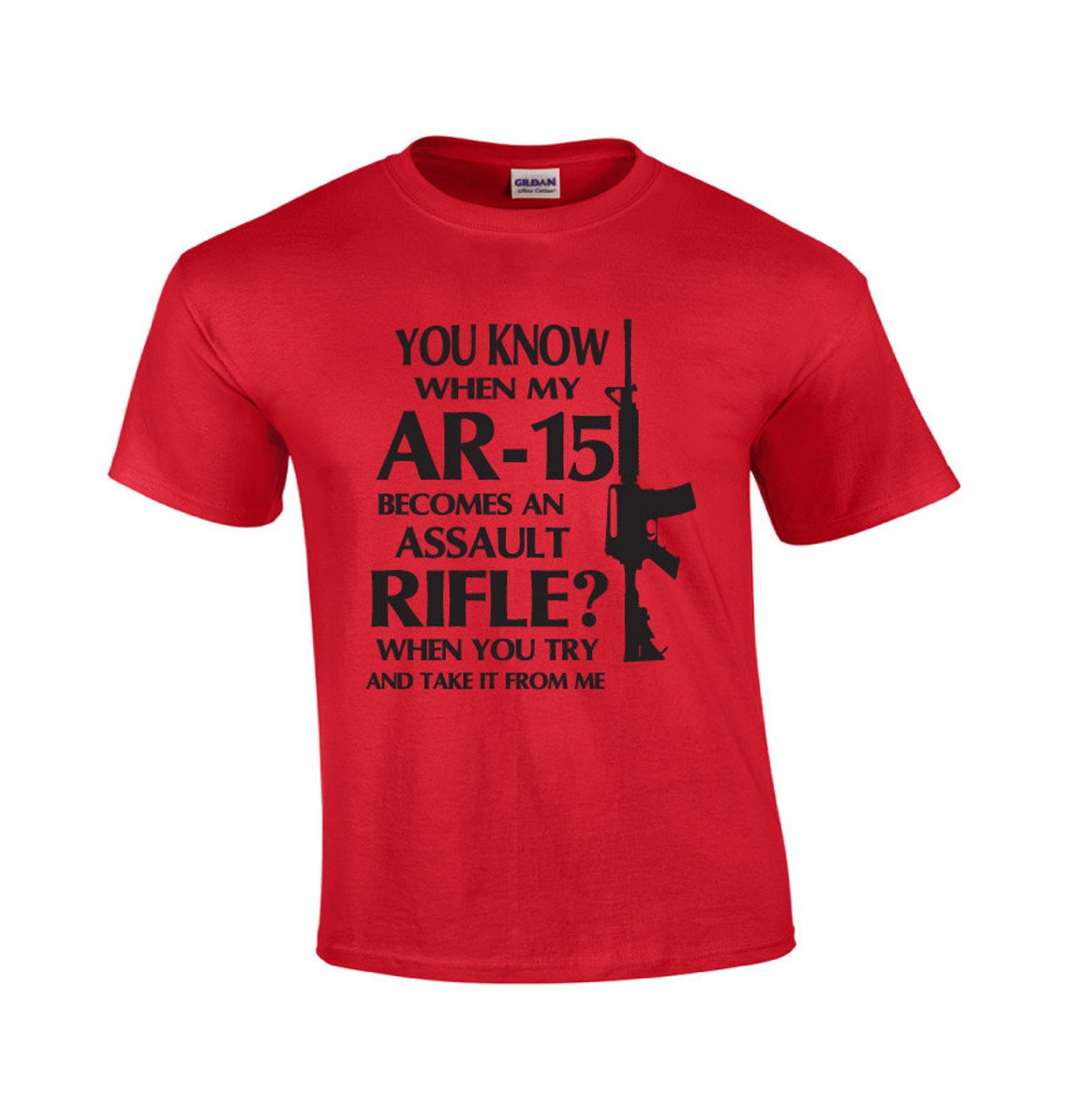 AR15 an Assault Rifle Pro Gun Tshirt Funny Gun Etsy