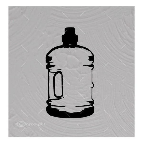 Water Jug Bottle Vector Images SVG Files Digital Cutting Files  Ai - Eps - PNG - DXF - Svg - A1
