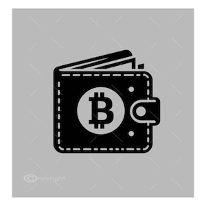 Bitcoin Wallet SVG | Jpeg | Cryptocurrency Wallet SVG | Bitcoins | Png | BTC Svg | Digital Currency Svg | Bitcoin Coin A1