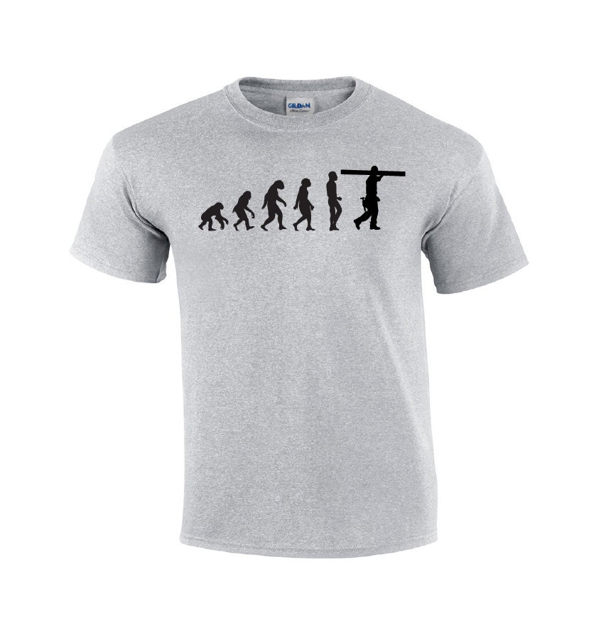 present gift SURFING ape Brand new. Mans Evolution T-Shirt® - Black 