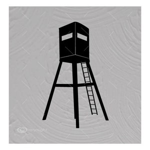 Deer Stand Vector Images SVG Files Digital Cutting Files  Ai - Eps - PNG - DXF - Svg - A1
