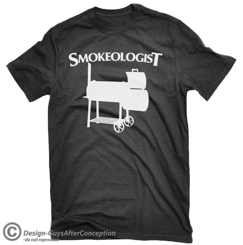 Smokeologist BBQ Smoker Tshirt Cool Tshirt Men's Etsy