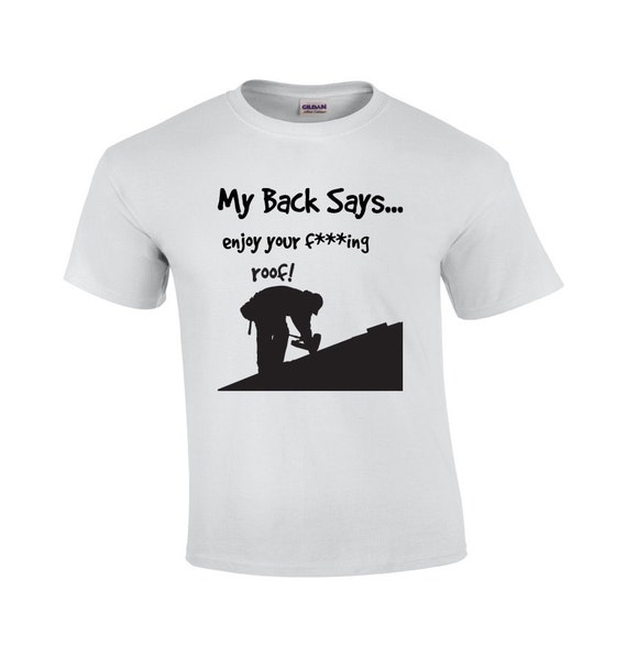 funny roofing shirts