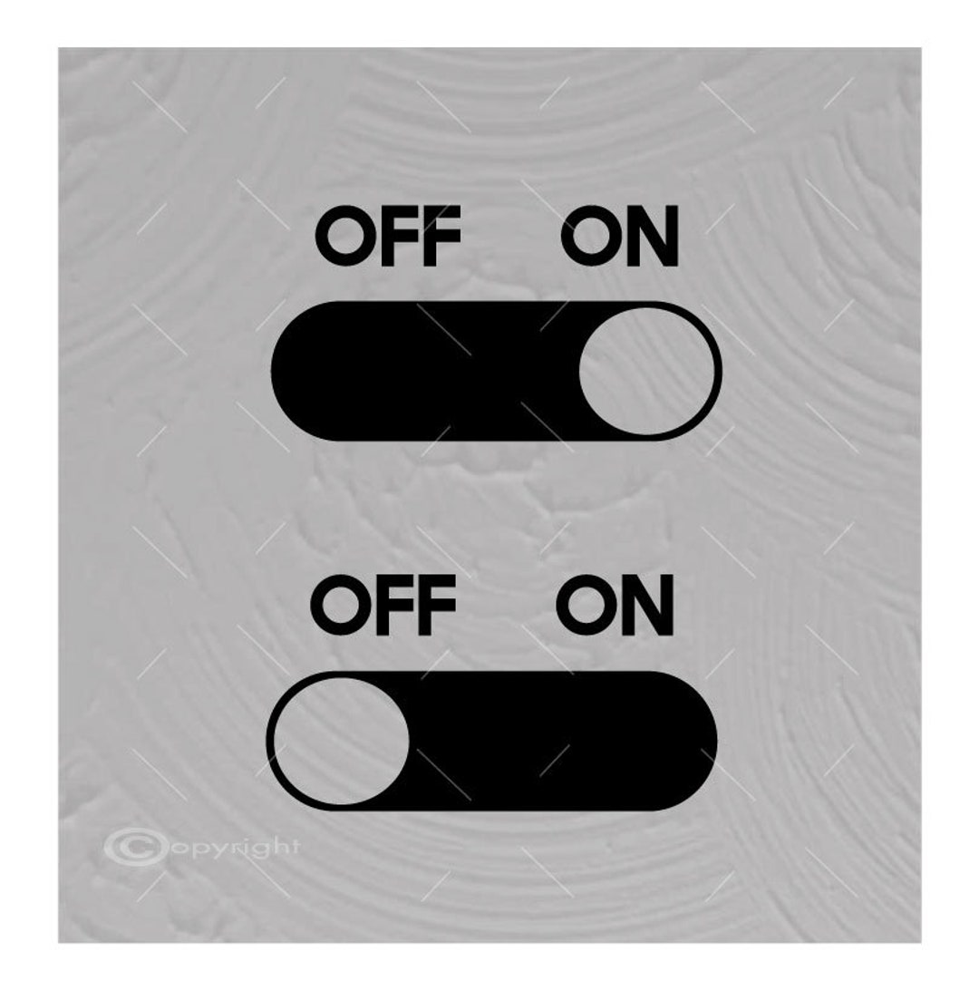 Off on Switch SVG: Power Button Vector Image (digital Download) - Etsy