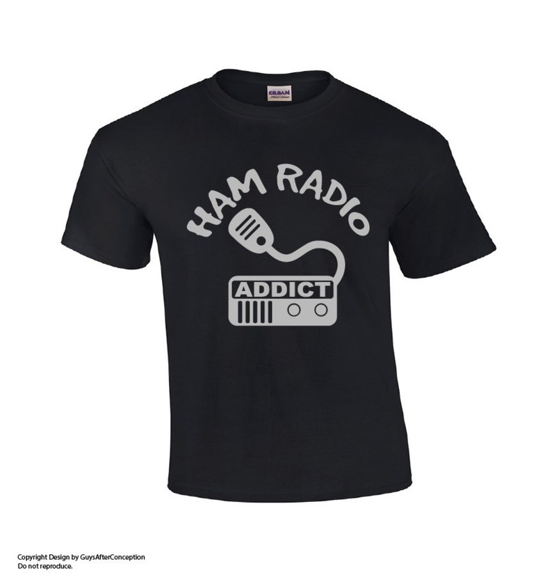 Ham Radio Addict Ham Radio T-shirt Funny Ham Radio T-shirt | Etsy