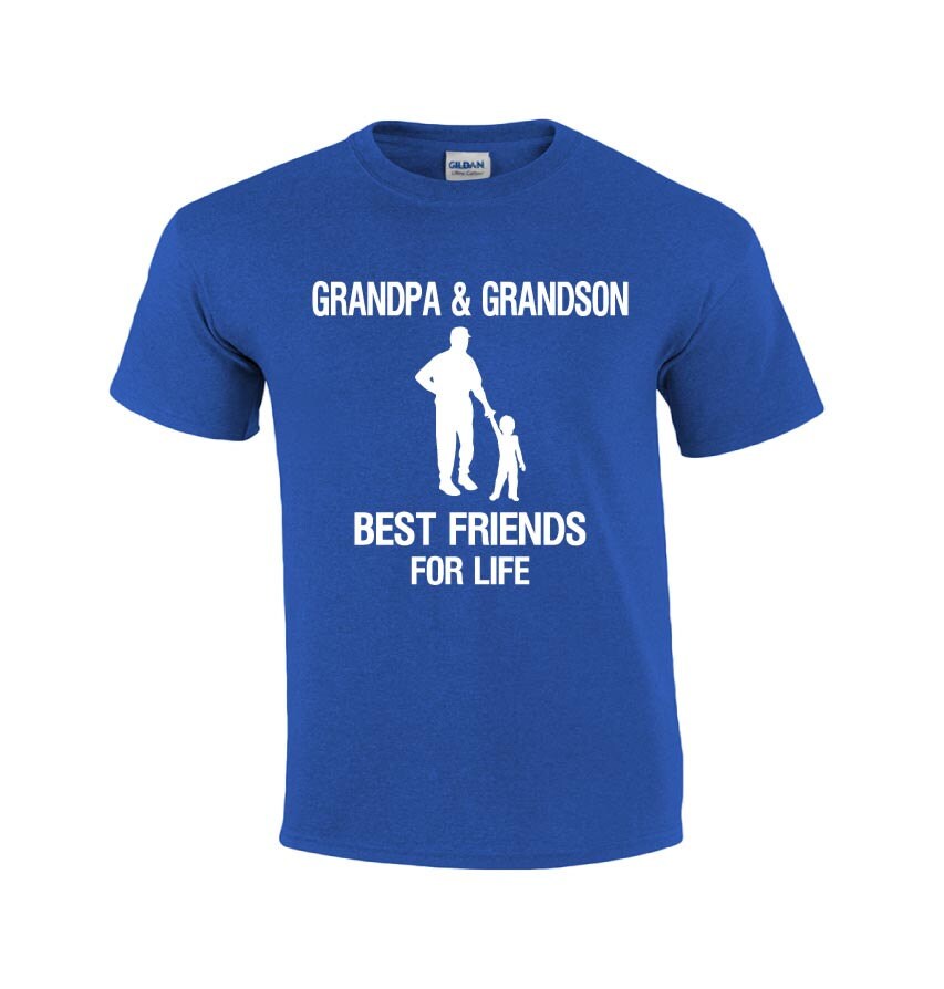Shirt For Grandpa's Grandpa T-shirt Grandpa Tee Funny T-shirt Grandpa & Grandson Best Friends Mens T-shirt Granddaddy Shirt
