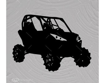 Utv Side-by-Side Cut File Silhouette (Digitaler Download)