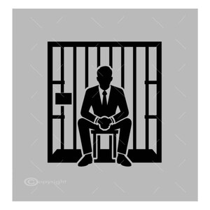 Businessman In Jail SVG | Jpeg | Prison SVG | Behind Bars | Png | Jail Cell Svg | Prison Cell SVG | Jail Bars Svg Vector A1