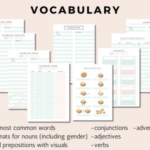 French Language Learning Notebook Study Journal, Francais Langue ...