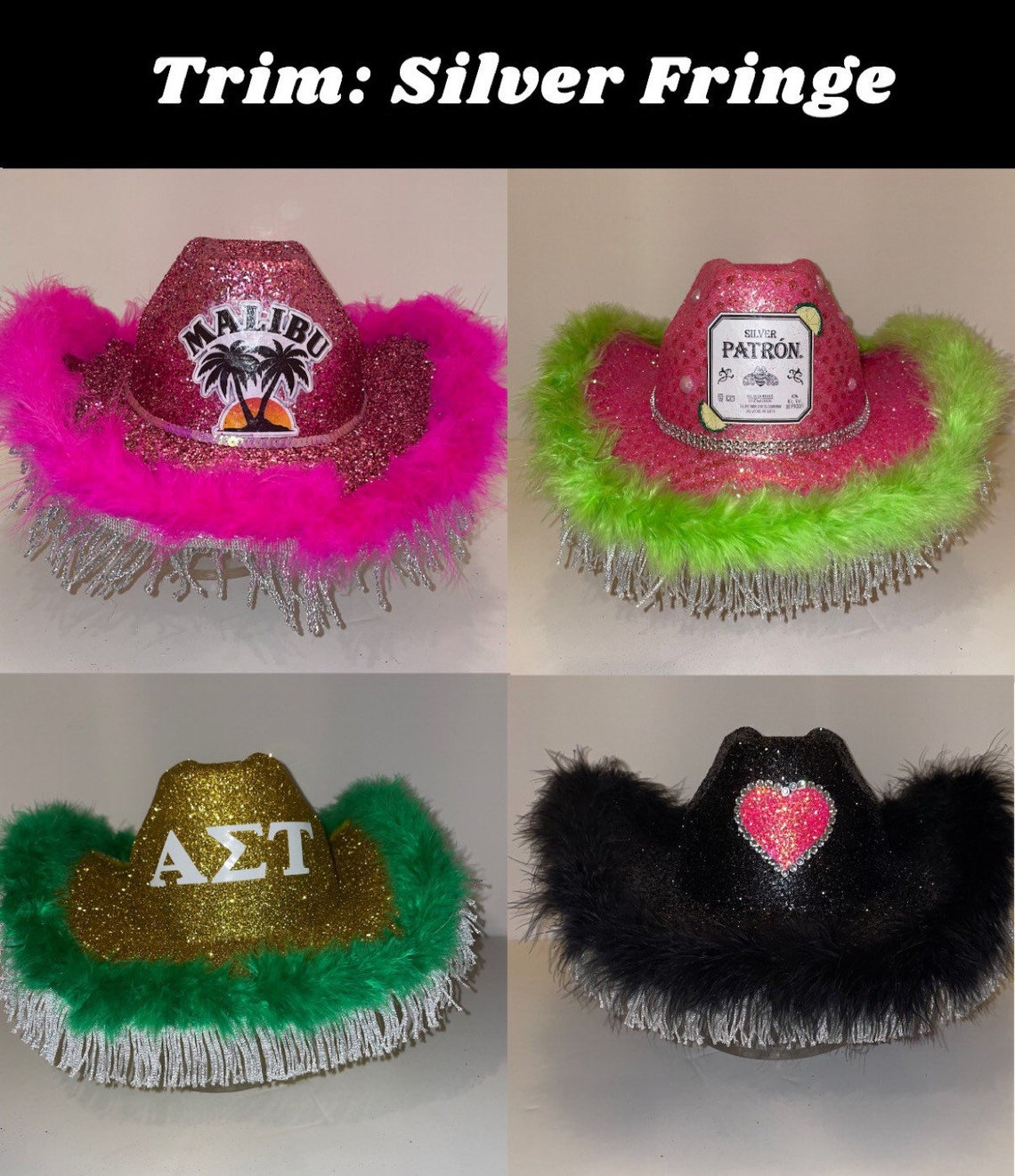 CUSTOM Rhinestone Cowboy Hat Alcohol Cowboy Hat Tiktok Etsy