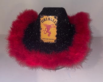 Whiskey Inspired Glitter Cowboy Hat! Fully custom tiktok cowboy hat made to order for any theme/beverage/occasion!