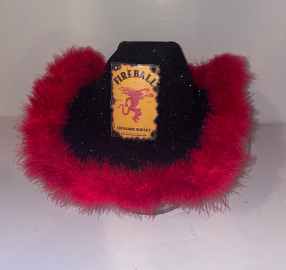 Whiskey Inspired Glitter Cowboy Hat 