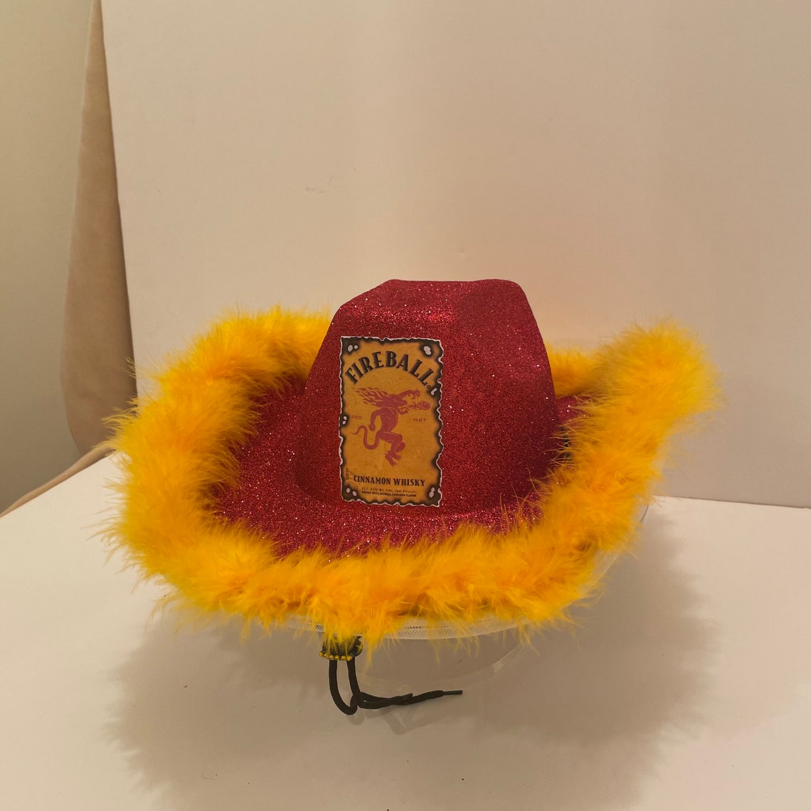 Fireball Inspired Glitter Cowboy Hat Fully custom tiktok Etsy