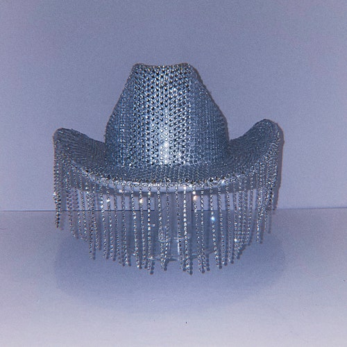 Fully Rhinestoned Cowboy Hat Diamond 