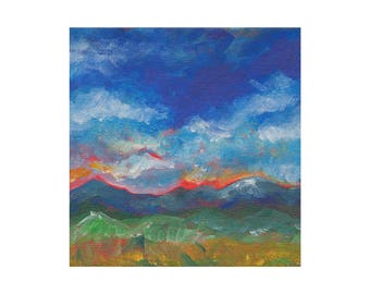 Mountains Landscape Print