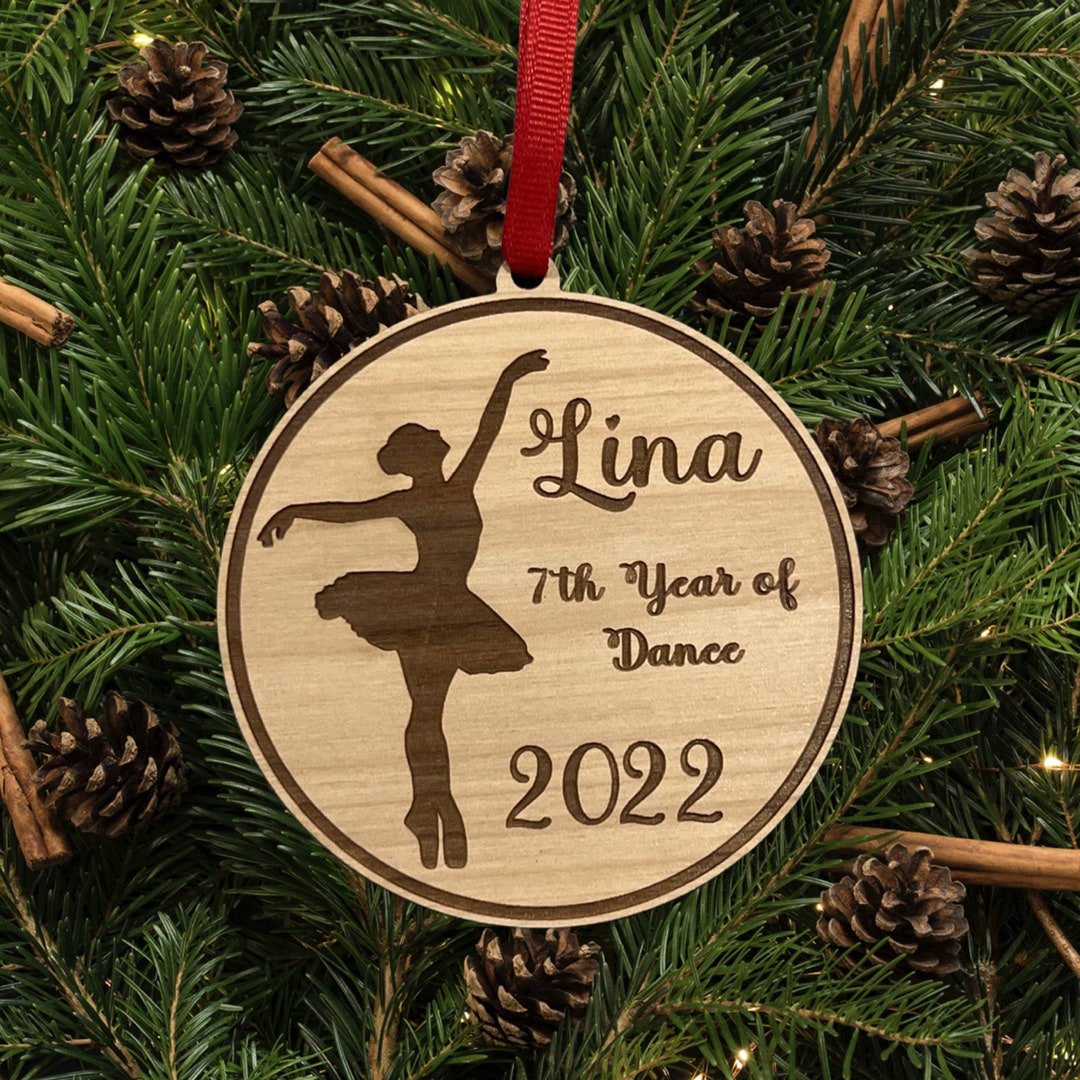 Personalized Ballet Ornament, Ballerina Ornament, Christmas Gift, Dance ...