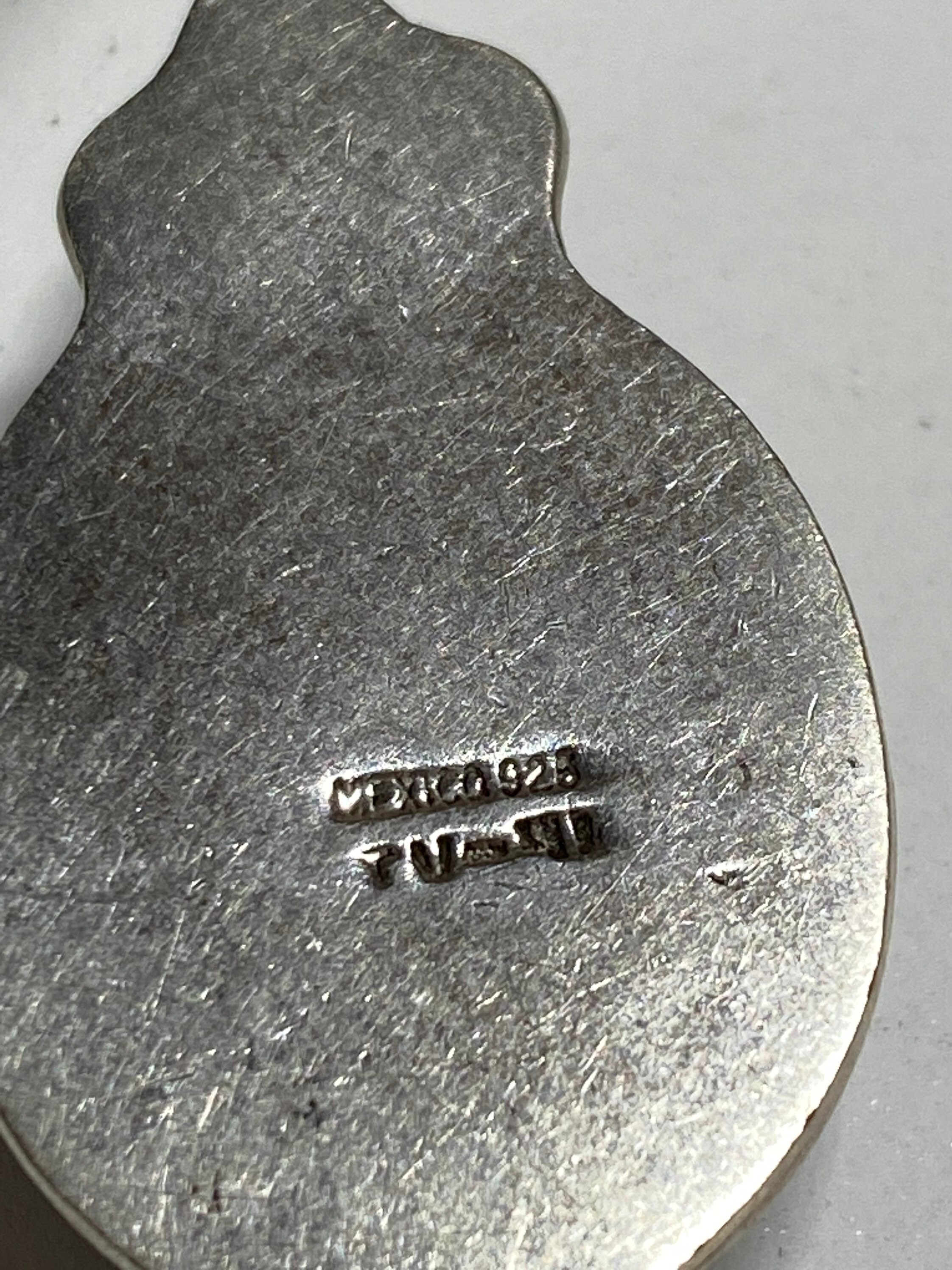 Vintage .925 Mexican Silver Pendants Etsy