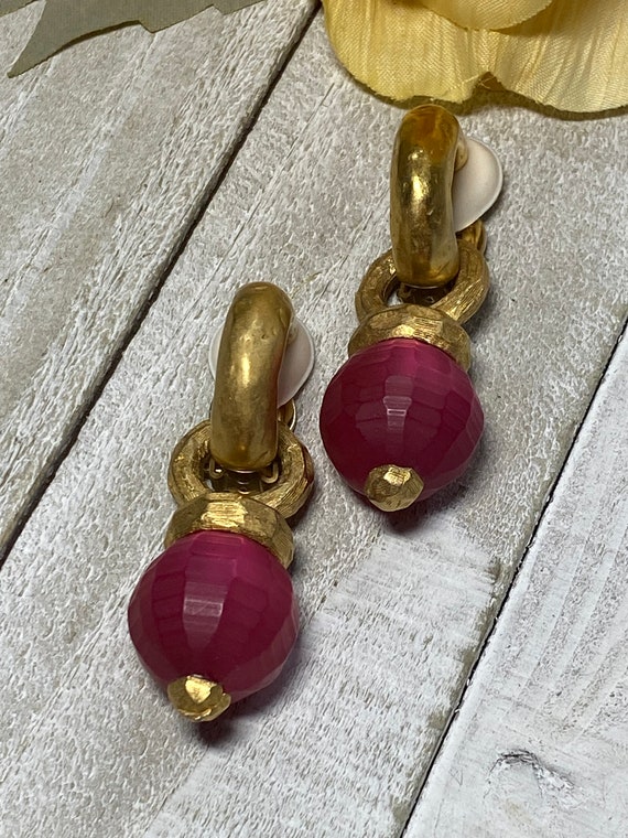 Vintage Agatha Paris Clip On Earrings