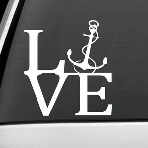 Boat Boating Anchor Love Decal Sticker Refuse to Sink B1031 - Etsy