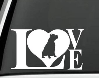 A1029 SLEEPS WITH PITBULLS Decal Sticker PIT BULL DOG
